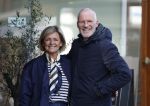 Amsterdam 8 maart 2026
Caroline Tensen  met haar man Ernst-Jan Smids in Amsterdam zuid.