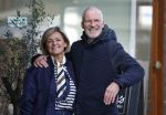 Amsterdam 8 maart 2026
Caroline Tensen  met haar man Ernst-Jan Smids in Amsterdam zuid.