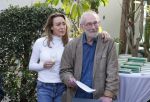 Amsterdam 1 maart 2026
Presentatie boek Lies Visschedijk bij de botanische tuin . Hans Dorrestijn reikte het eerste exemplaar uit . Hans Dorrestijn met zijn PA Daniela Titocci