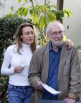 Amsterdam 1 maart 2026
Presentatie boek Lies Visschedijk bij de botanische tuin . Hans Dorrestijn reikte het eerste exemplaar uit . Hans Dorrestijn met zijn PA Daniela Titocci