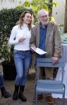 Amsterdam 1 maart 2026
Presentatie boek Lies Visschedijk bij de botanische tuin . Hans Dorrestijn reikte het eerste exemplaar uit . Hans Dorrestijn met zijn PA Daniela Titocci