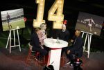 Amsterdam 21 maart 2026
Premiere docu over Johan Cruijff in de Johan Cruijff Arena .  Helene Hendriks interviewt Jordy Cruijff Ronald Koeman en Ruud Gullit