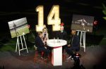 Amsterdam 21 maart 2026
Premiere docu over Johan Cruijff in de Johan Cruijff Arena .  Helene Hendriks interviewt Jordy Cruijff Ronald Koeman en Ruud Gullit