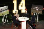 Amsterdam 21 maart 2026
Premiere docu over Johan Cruijff in de Johan Cruijff Arena .  Helene Hendriks interviewt Jordy Cruijff Ronald Koeman en Ruud Gullit