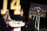 Amsterdam 21 maart 2026
Premiere docu over Johan Cruijff in de Johan Cruijff Arena .  Helene Hendriks interviewt Jordy Cruijff Ronald Koeman en Ruud Gullit