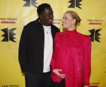 Amsterdam 2 maart 2026
Boekpresentatie Splinter Chabot in de stadsschouwburg van Amsterdam. Iris de Graaf zwanger met partner Tony Boakye