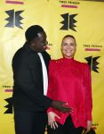 Amsterdam 2 maart 2026
Boekpresentatie Splinter Chabot in de stadsschouwburg van Amsterdam. Iris de Graaf zwanger met partner Tony Boakye
