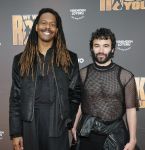 Amsterdam 29 maart 2026
Premiere we will rock you in het deLaMar theater . Jeangu Macrooy met (een) vriend