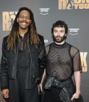 Amsterdam 29 maart 2026
Premiere we will rock you in het deLaMar theater . Jeangu Macrooy met (een) vriend