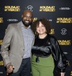 Leiden 31 maart 2026
Premiere Soldaat in verzet in de schouwburg van Leiden. Jeannine Larose met partner