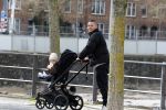 Amsterdam 30 maart 2026
Jeffrey wammes achter de kinderwagen met daarin zijn kindje