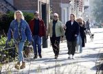 Amsterdam 5 maart 2026
Jon v Eerd met partner een een goede vriendin wandelend met hun hond in Amsterdam zuid.