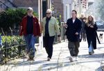 Amsterdam 5 maart 2026
Jon v Eerd met partner een een goede vriendin wandelend met hun hond in Amsterdam zuid.