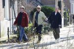 Amsterdam 5 maart 2026
Jon v Eerd met partner een een goede vriendin wandelend met hun hond in Amsterdam zuid.