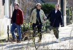 Amsterdam 5 maart 2026
Jon v Eerd met partner een een goede vriendin wandelend met hun hond in Amsterdam zuid.