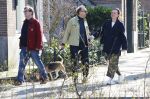 Amsterdam 5 maart 2026
Jon v Eerd met partner een een goede vriendin wandelend met hun hond in Amsterdam zuid.