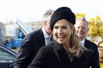 Texel 12 maart 2027
Koningin Maxima doopt schip de anna weber van Bosse op Texel .