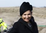 Texel 12 maart 2027
Koningin Maxima doopt schip de anna weber van Bosse op Texel .