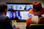 Den Haag 31 maart 2026
Koningin MÃ¡xima is aanwezig bij de viering van het 70-jarig jubileum van Oxfam Novib. De internationale humanitaire organisatie kijkt tijdens de viering vooruit naar de grote, wereldwijde uitdagingen van deze tijd. Koningin MÃ¡xima opent tijdens de bijeenkomst het nieuwe kantoor. Jan v Zanen en Wouter Kolff  ontvangen Maxima . Dolf Jansen