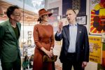 Den Haag 31 maart 2026
Koningin MÃ¡xima is aanwezig bij de viering van het 70-jarig jubileum van Oxfam Novib. De internationale humanitaire organisatie kijkt tijdens de viering vooruit naar de grote, wereldwijde uitdagingen van deze tijd. Koningin MÃ¡xima opent tijdens de bijeenkomst het nieuwe kantoor. Jan v Zanen en Wouter Kolff  ontvangen Maxima . Dolf Jansen