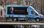Amsterdam 24 maart 2026
reclame Maxima Videoland serie op AH bus in centrum Amsterdam