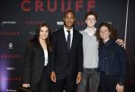 Amsterdam 21 maart 2026
Premiere docu over Johan Cruijff in de Johan Cruijff Arena . Patrick Kluivert Rossana Kluivert Barbara Barend en zoon