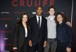 Amsterdam 21 maart 2026
Premiere docu over Johan Cruijff in de Johan Cruijff Arena . Patrick Kluivert Rossana Kluivert Barbara Barend en zoon