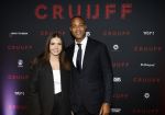 Amsterdam 21 maart 2026
Premiere docu over Johan Cruijff in de Johan Cruijff Arena . Patrick Kluivert en zijn vrouw Rossana Kluivert