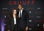 Amsterdam 21 maart 2026
Premiere docu over Johan Cruijff in de Johan Cruijff Arena . Patrick Kluivert en zijn vrouw Rossana Kluivert
