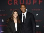 Amsterdam 21 maart 2026
Premiere docu over Johan Cruijff in de Johan Cruijff Arena . Patrick Kluivert en zijn vrouw Rossana Kluivert