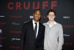Amsterdam 21 maart 2026
Premiere docu over Johan Cruijff in de Johan Cruijff Arena . Patrick Kluivert met zoon Barbara Barend