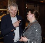 Amsterdam 12 maart 2026
Rinus Gerritsen opent expositie Patricia Steur in hotel Americain. Rinus Gerritsen met partner