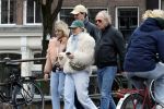 Amsterdam 1 maart 2026
Saskia van Zutphen met haar man in het centrum van Amsterdam