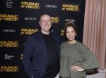 Leiden 31 maart 2026
Premiere Soldaat in verzet in de schouwburg van Leiden. Suzan Seegers met een goede vriend