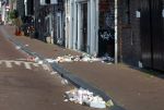 Amsterdam 4 maart 2026
Vuilnis op straat in Amsterdam omdat vuilnisbakken leeg gehaald worden voor blikjes met statiegeld