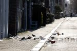 Amsterdam 4 maart 2026
Vuilnis op straat in Amsterdam omdat vuilnisbakken leeg gehaald worden voor blikjes met statiegeld