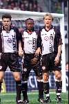 04-04-99
Muur van AJAX tijdens PSV-AJAX 3-1
Jari Litmanen, Babangida en Andrzej Rudy
