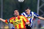 Eindhoven, 24 april 1999
EVV Eindhoven-Go Ahead Eagles, 3-2
Hendrie Kruzen in duel met Martijn v d Rijt