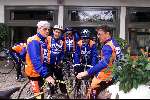 Venlo 28 maart 1999
Op de foto o.a. oud Tour de France-winnaar Jan Janssen, Chiel v Praag ( 2e van rechts ) en oud werelkampioen Gerrie Kneteman