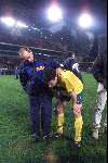 13 April 1999
Mark v Bommel is moe maar opgelucht omdat hij na een zeer goeder partij gewonnen heeft van zijn toekomstige club PSV