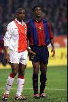 6 April 1999
Patrick Kluivert samen met Sunday Oliseh