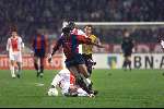 6 April 1999
Patrick kluivert in de vriendschappelijke wedstrijd tussen AJAX EN FC BARCELONA