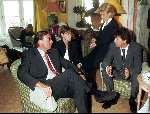 15 April 1999
Rene Froger samen met Natasja Froger voor hun twee huwelijk
o.a. Theo Dietz Marc Klein Essink