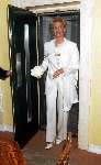 15 April 1999
Natasja Froger voor haar tweede huwelijk met Rene Froger komend vanuit de lift