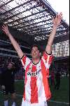 4 April 1999
Blijdschap bij Ruud v Nistelrooyna afloop van PSV-AJAX 3-1