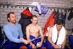 11 April 1999
Nederland werelkampioen Ijshockey
v.l.n.r. Tom Hartoghs, Simon de Wit en Dave Livingstone