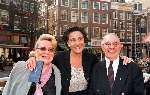 Amsterdam 31 maart 1999
Yvonne de Vries samen met haar ouders
Yvonne Gullit