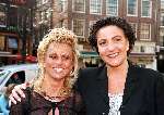 Amsterdam 31Maart 1999
Yvonne de Vries samen met Jacqueline v d Gijp
Yvonne Gullit