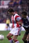 Eindhoven 31 maart 2000
PSV-AZ
Arnold Bruggink in duel met Olaf Lindenbergh