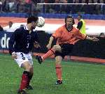 Arnhem, 26 april 2000
Nederland-Schotland, eindstand 0-0
Vriendschappelijk